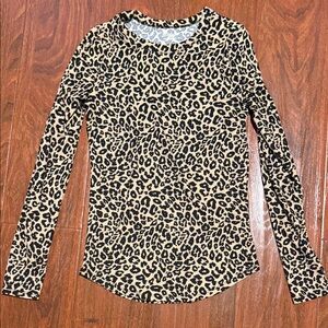 No Boundaries Animal Print Long Sleeve shirt